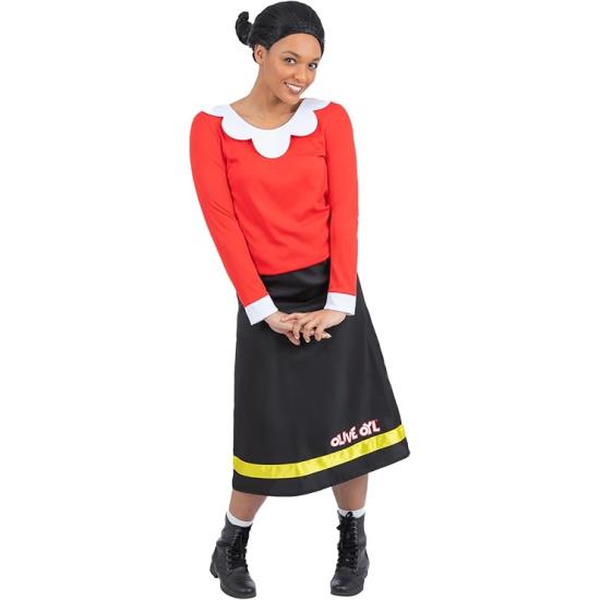 Fantasia da Olivia do Popeye para mulheres