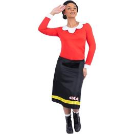 Fantasia da Olivia do Popeye para mulheres