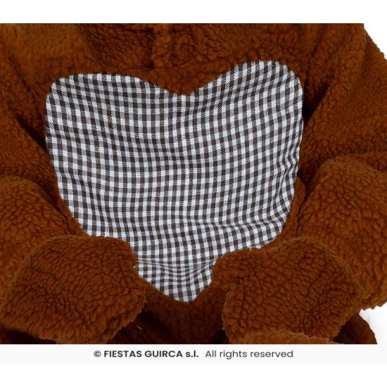 Fantasia de ursinho de pelúcia para bebê
