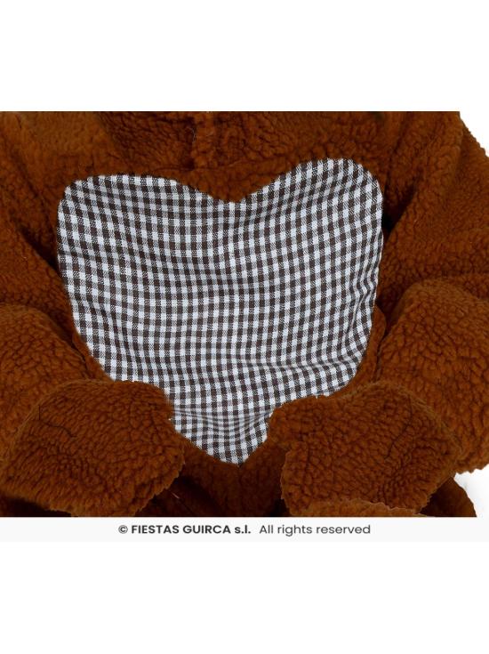 Fantasia de ursinho de pelúcia para bebê