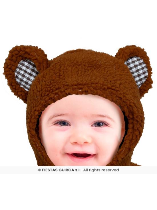 Fantasia de ursinho de pelúcia para bebê