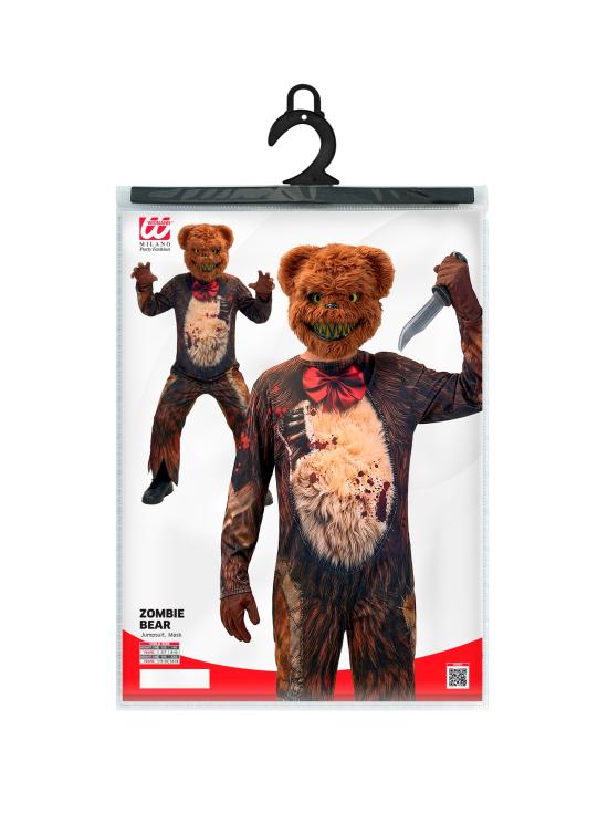 Fantasia de Urso Zumbi para Meninos com Máscara
