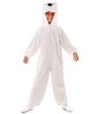 Fato de urso polar infantil