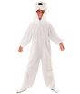 Fato de urso polar infantil