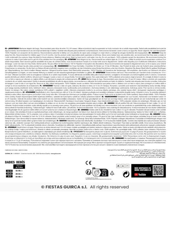 Fantasia de ovelha bebê.