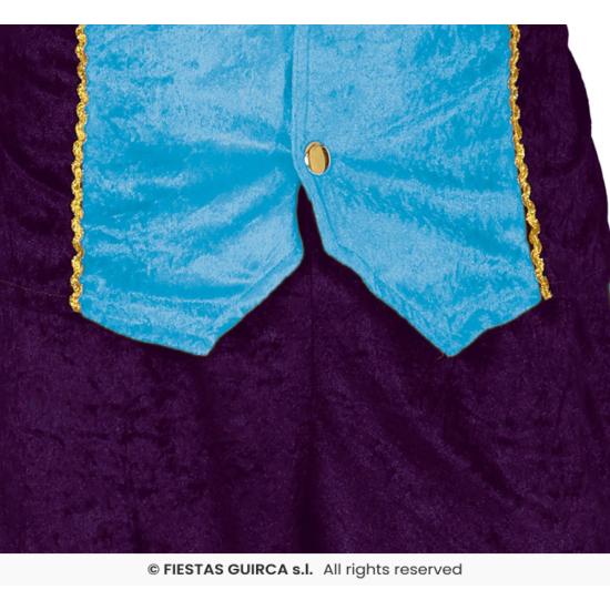 Fato de página real azul adulto