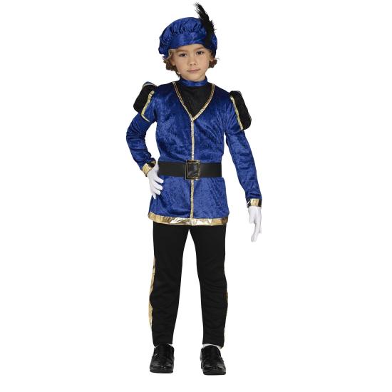 Fato de menino página real de Natal azul Fato de menino página real de Natal azul