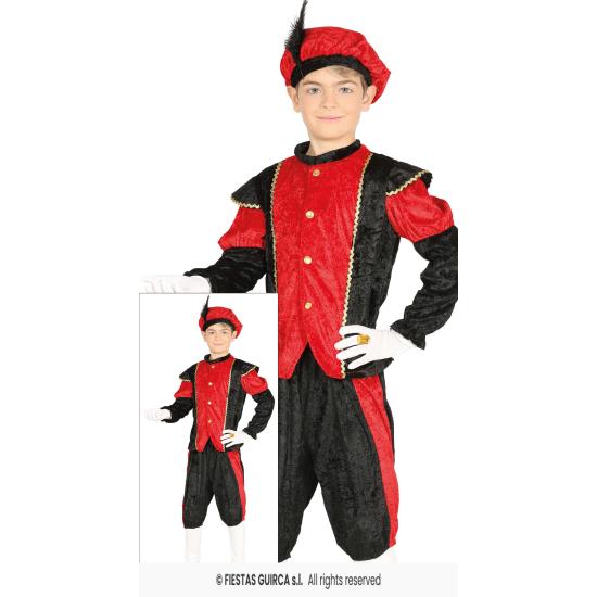 Fantasia Página Vermelha para Menino