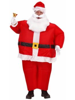 Fantasia inflável de Papai Noel tamanho único