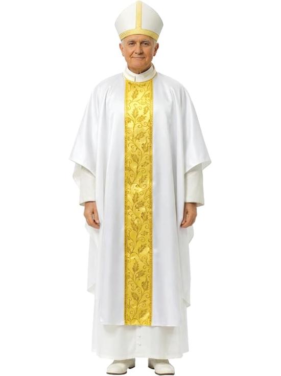 Traje de Papa para Homens | Vestes Religiosas