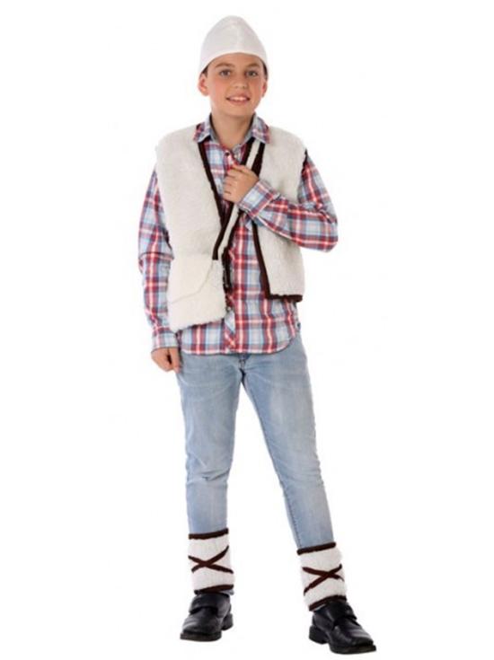 Fantasia de pastorzinho tamanho infantil.