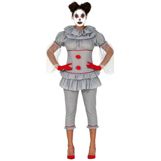 Fato de palhaço assassino IT para mulher