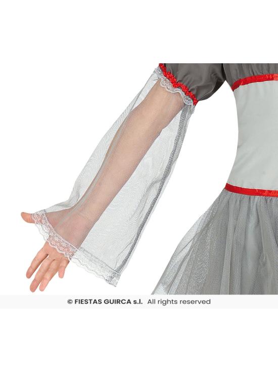Fato de palhaço mau para menina