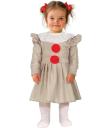 Fantasia de Palhaço Louco e Assustador para Bebê Menina – Halloween