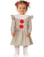 Fantasia de Palhaço Louco e Assustador para Bebê Menina – Halloween