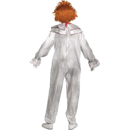 Fantasia de palhaço assustador para adulto