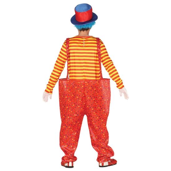 Fato de palhaço comediante para adulto
