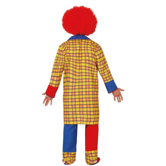 Fato de palhaço King Clue para adulto