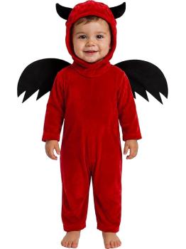 Fantasia de diabinho infantil com asas.