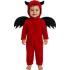 Fantasia de diabinho infantil com asas.