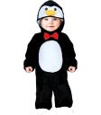 Adorável fantasia de pinguim para bebê