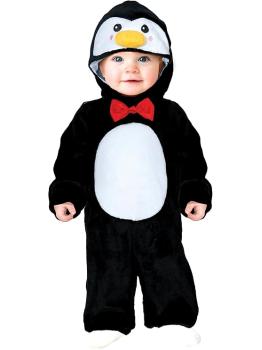 Adorável fantasia de pinguim para bebê
