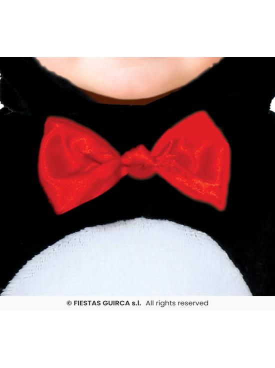 Adorável fantasia de pinguim para bebê