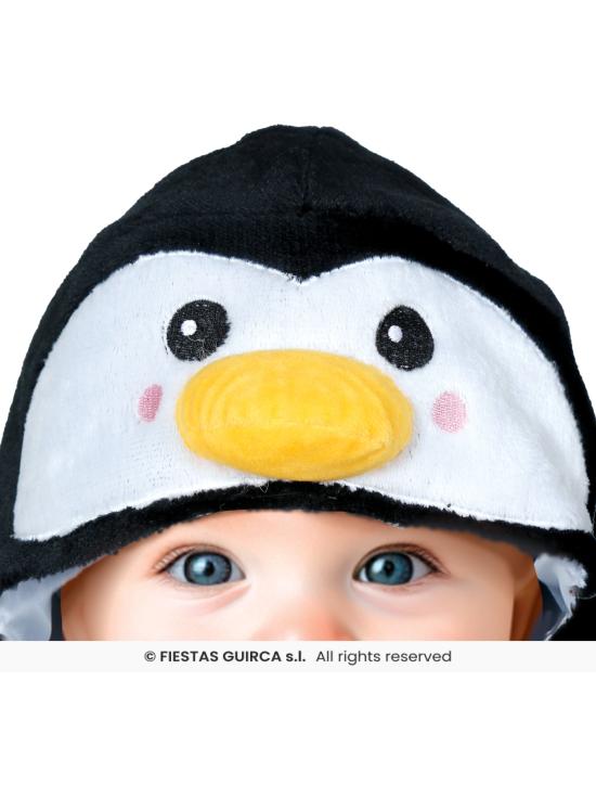 Adorável fantasia de pinguim para bebê