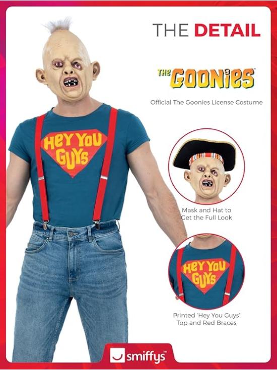 Fantasia de Bicho-Preguiça dos Goonies para Adultos