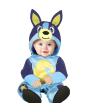Fantasia de cachorro azul para bebê