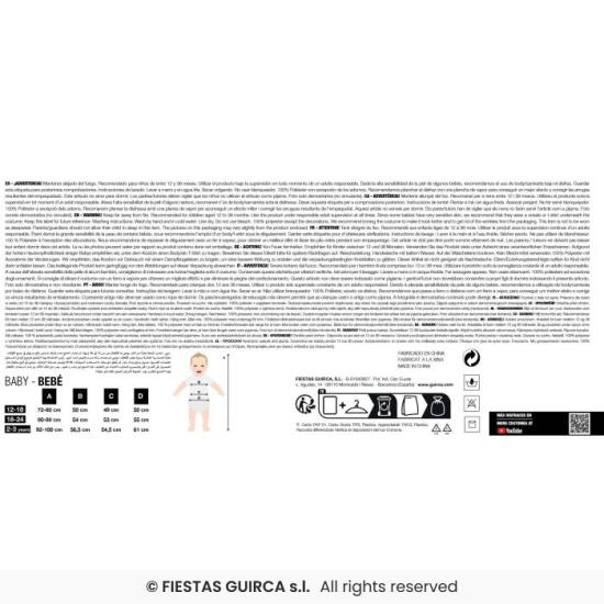 Fantasia de cachorro azul para bebê