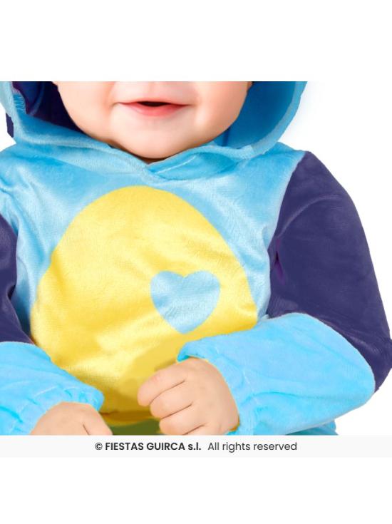 Fantasia de cachorro azul para bebê
