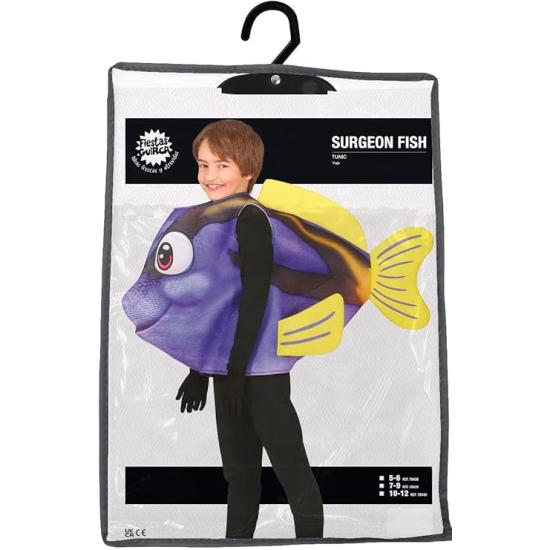 Fantasia de peixe Dory para meninos e meninas