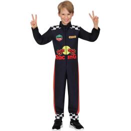 Fantasia de piloto de corrida infantil