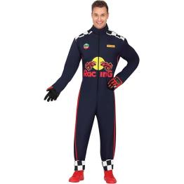 Fantasia de piloto de corrida masculino – Macacão de corrida para festas, carnaval e Halloween