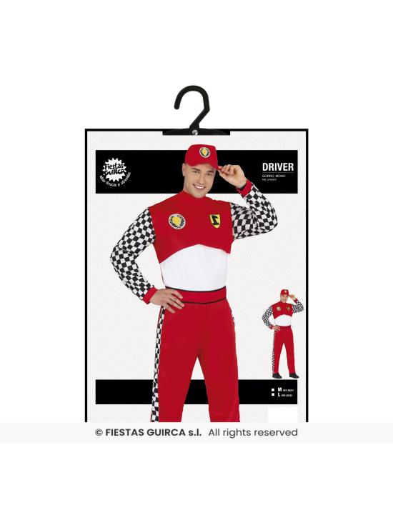 Fantasia de piloto de Fórmula 1 da Ferrari para adultos