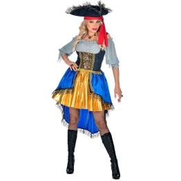 Fantasia feminina de pirata ousada