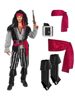 Fantasia de Pirata Masculino - Aventureiro Caribenho
