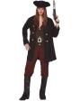 Fantasia de Pirata Preto para Homens **