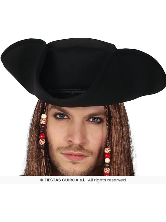 Fantasia de Pirata Preto para Homens **