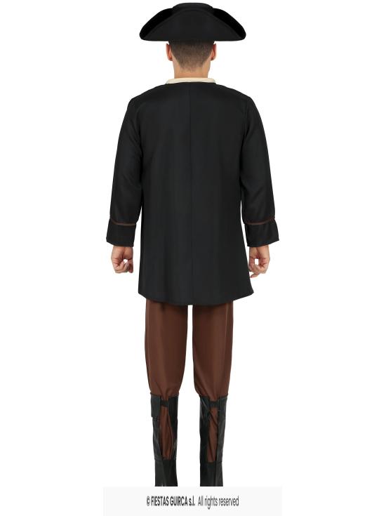 Fantasia de Pirata Preto para Homens **