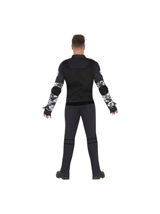 Disfraz de Policía Cazador de Zombies para hombre