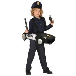 Fantasia infantil de carro de polícia