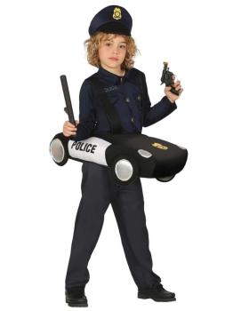 Fantasia infantil de carro de polícia