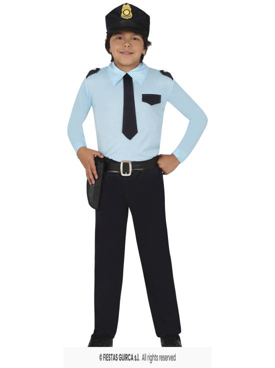 Fantasia de policial infantil unissex