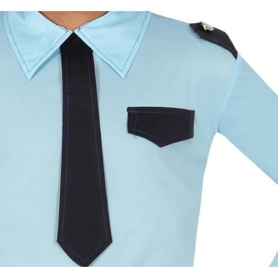 Fantasia de policial infantil unissex
