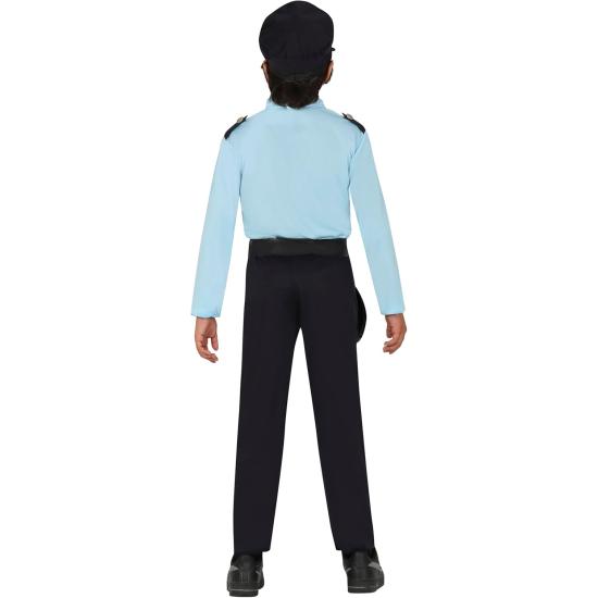 Fantasia de policial infantil unissex