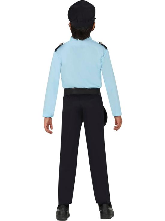 Fantasia de policial infantil unissex