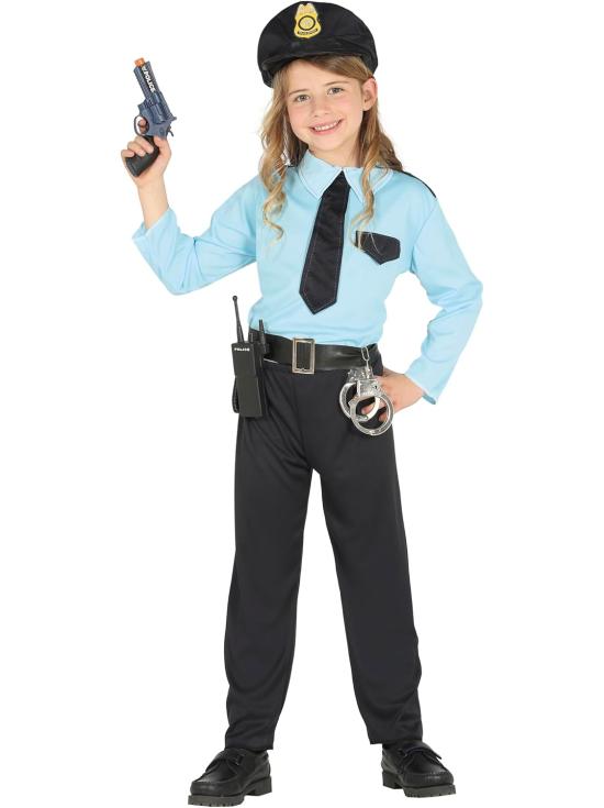 Fantasia de policial infantil unissex