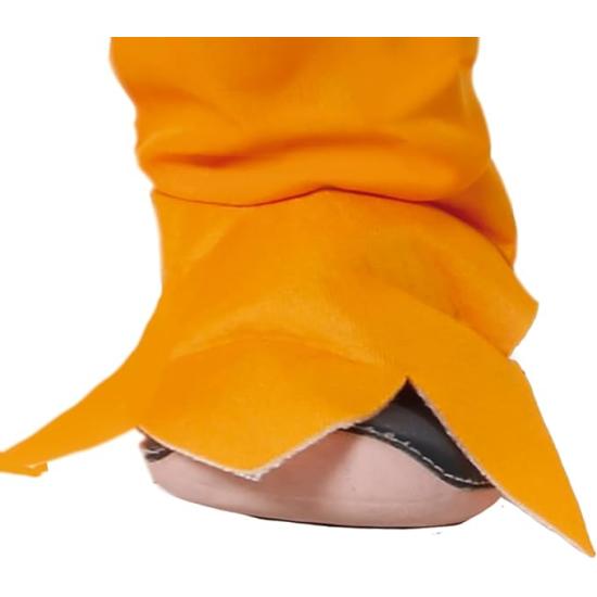 Fantasia de Frango para Bebê - Macacão com Capuz de Frango para Bebê Amarelo e Branco **